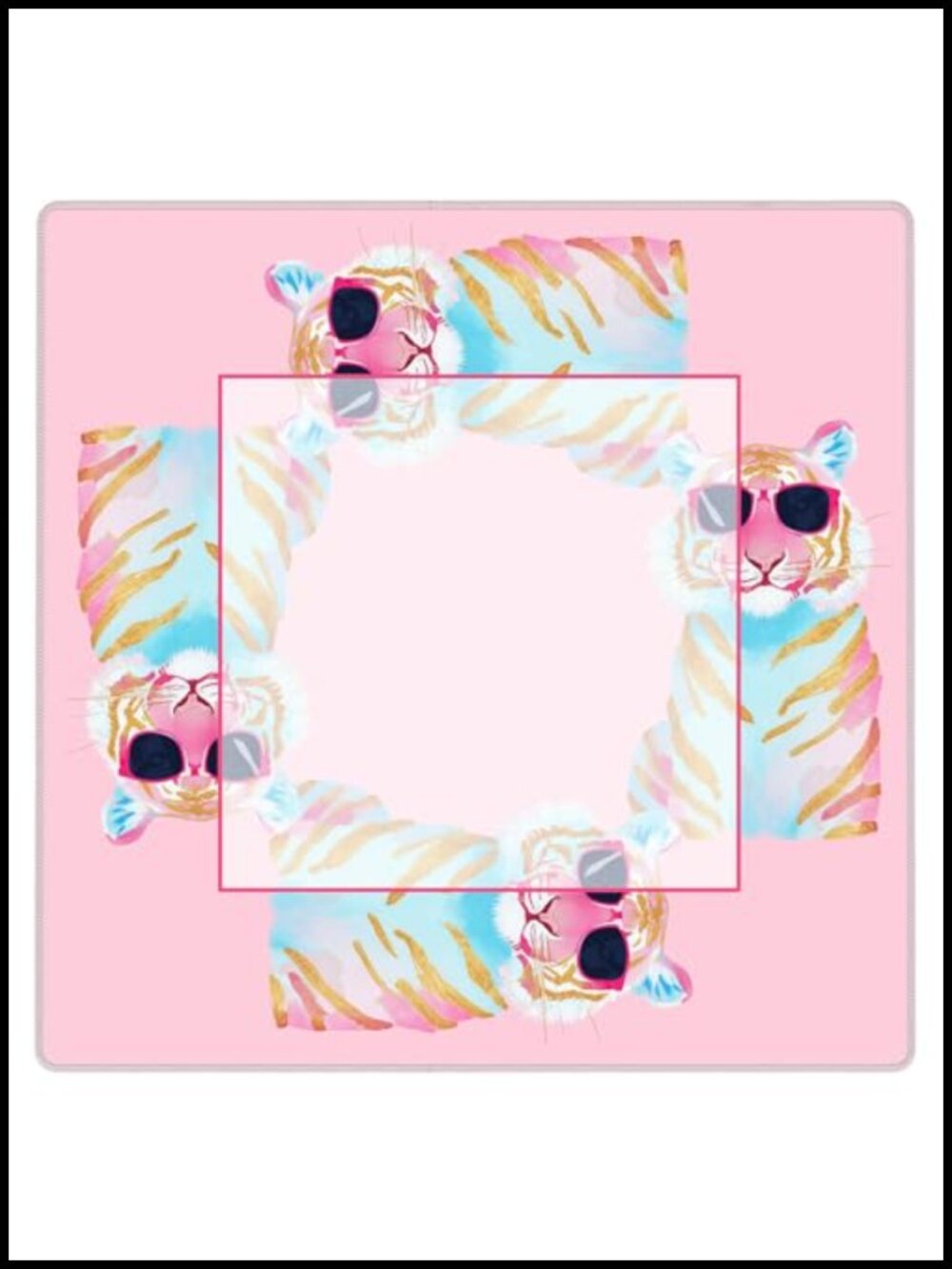 Mahjong Table Mat 31.5x31.5 in Anti Slip Noise Reduction for Game Tiles